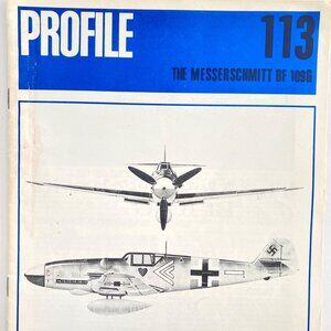 1971 Profile Publication 113 The Messerschmitt Bf 109G WWII Aircraft History